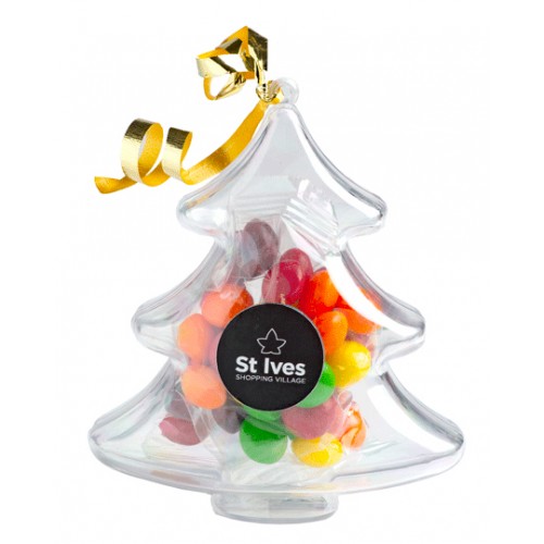ACRYLIC TREES FILLED WITH SKITTLES 50G